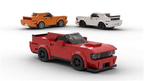 My Modern Dodge Challenger Designs Lego® Moc Instructions