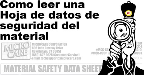 Como Leer Una Hoja De Datos De Seguridad Del Material Msds Ue