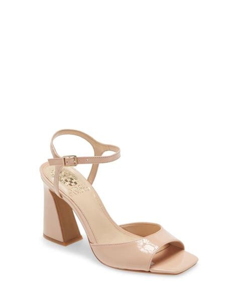 Vince Camuto Roellan Ankle Strap Sandal In Natural Lyst