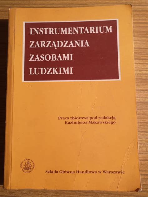 Instrumentarium Zarz Dzania Zasobami Ludzkimi Warszawa Kup Teraz Na