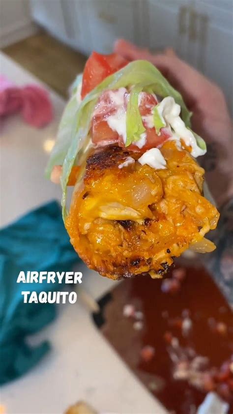 Aur Fryer Taquito Recipe Mexican Food Foodrecipes Taquitos Video