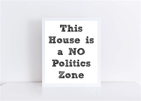 Free Printable No Politics Sign - Printable Templates