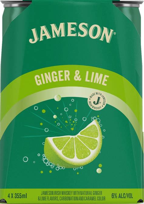 Jameson-Ginger-and-Lime-RTD-Can+4pack - Luekens Wine & Spirits