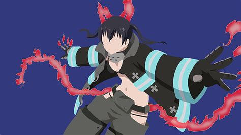 Hd Wallpaper Anime Fire Force Tamaki Kotatsu Wallpaper Flare