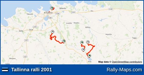 Maps Tallinna Ralli 2001 Emv Rally