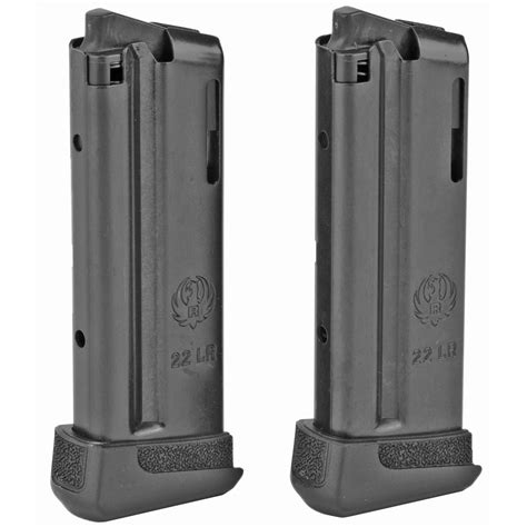 Ruger Magazine 22LR 10Rd Fits Ruger LCP II 2 Pack Black Finish 90697