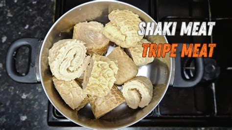 How To Cook Tripe Nigerian Shaki Meat Tripe Recipe Youtube