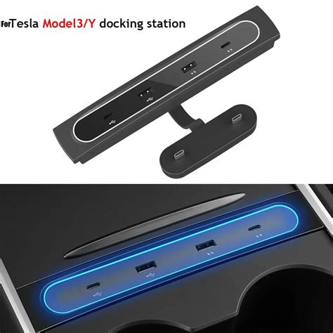 Tesla W I In Ak Ll Yerle Tirme Istasyonu H Zl Arj Usb Ant Hub Model