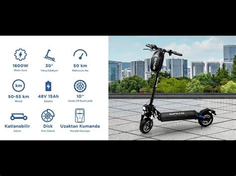 Onvo Ov Xplus Elektrikli Scooter Nceleme Youtube