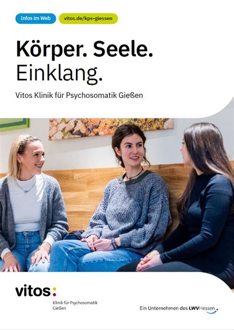 Brosch Re Vitos Klinik F R Psychosomatik Gie En