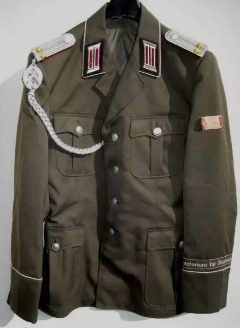 Nva Uniform Jacke Ministerium F R Staatssicherheit Leutnant Mfs