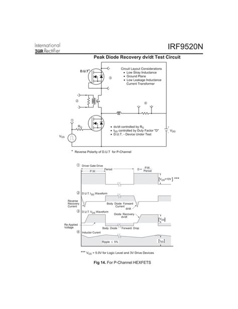 Original P Channel Mosfet Irf Npbf N To F New Ir Pdf