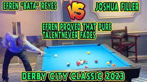 EFREN BATA REYES VS JOSHUA FILLER AT DERBY CITY CLASSIC 2023 YouTube