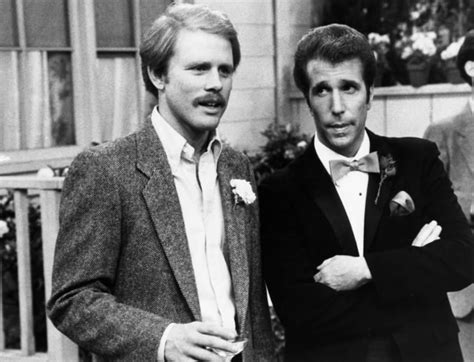 Ron Howard Left And Henry Winkler Right In Happy Days Henry