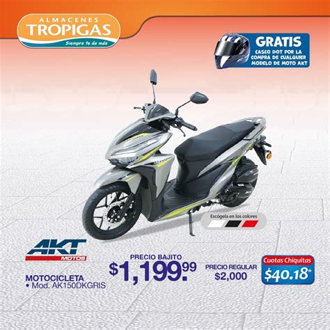 Oferta De Motos Akt En Almacenes Tropigas El Salvador Septiembre