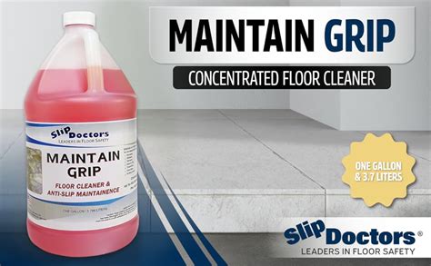 Maintain Grip Non Slip Cleaner Gallon Concentrated Floor Cleaner For Tiles