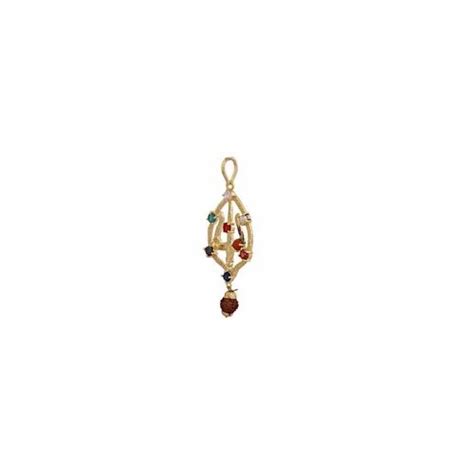 Navratna Pendant Party Wear Navratan Pendant Manufacturer From Jaipur