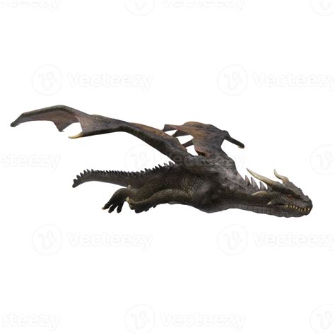 3d Dragon Isolated 18732496 Png