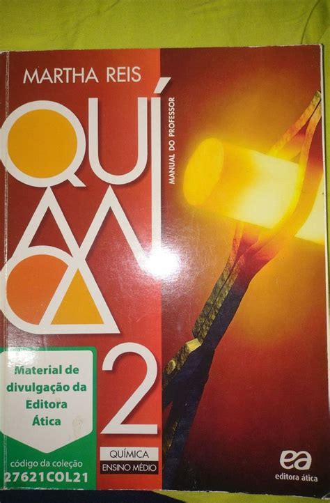 Livro De Qu Mica Ensino M Dio Autora Martha Reis Livro Editora