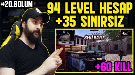 40 YAŞINDA ABİMİZİN 94 LEVEL HESABINA GİRDİM HESAP İNCELEME 20