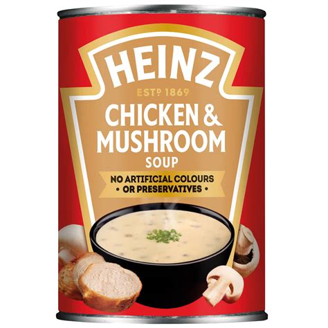 Heinz Chicken Mushroom Soup G Groceries Tinned Soups B M