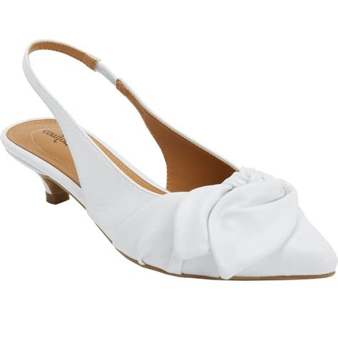 Comfortview Tia Slingback Low Heel Womens Dress Shoes Wide Widths Available