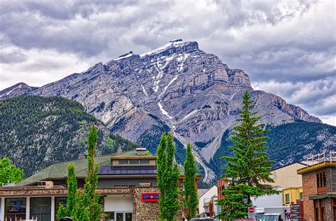 Ashad Mukadam — Cascade Mountain Looking Upon Banff Central Park