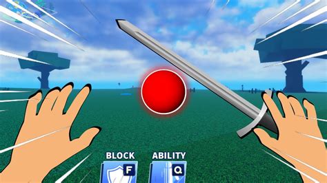 I Tried The First Person CHALLENGE In Blade Ball Roblox YouTube