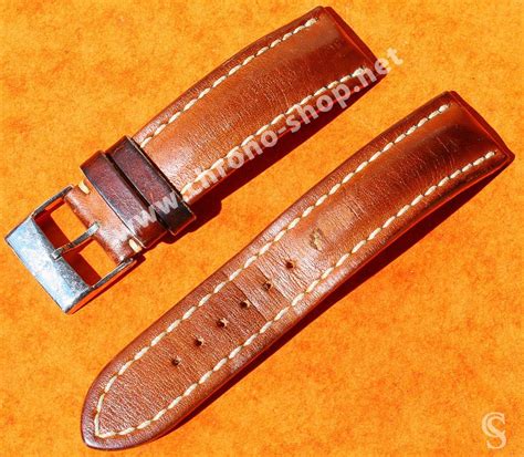 Breitling Current Model 433X 22mm Brown Calf Leather Watch Strap