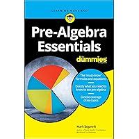 Basic Math Pre Algebra For Dummies Book Workbook Bundle For