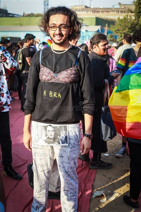 Mumbai India FEB Hundreds Of Members Of The Gay Community Take Part In The Mumbai