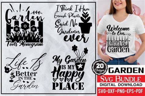 Garden SVG Bundle Graphic By Monidesignhat Creative Fabrica