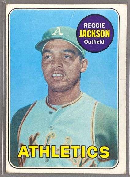 1969 Topps Reggie Jackson 260 Rookie Matthew Bullock Auctioneers