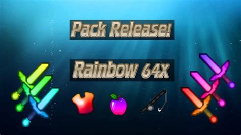 Animated Rainbow 1 8 PVP Pack 64x Minecraft Texture Pack