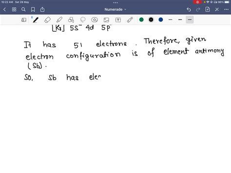 Solved Which Element Has The Following Ground State Electron Configuration [kr]5s 24d 105p 3