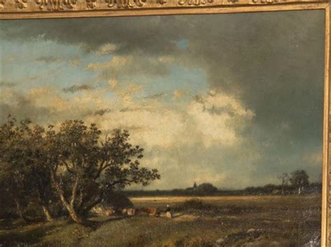 Landschaft Bei Aufziehendem Gewitter Wohl Im Limousin Par Jules Dupr