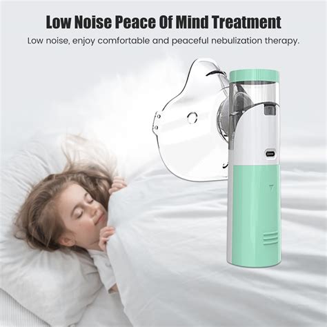 Taffomicron Alat Terapi Pernapasan Handheld Nebulizer Inhaler Atomizer