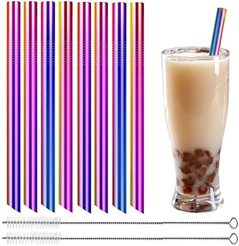 Vehhe Pailles Bubble Tea R Utilisables Lot De Pailles Cm Cm