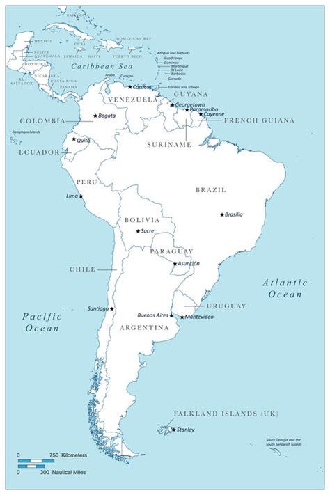 South America Map Labeled Map Of South American Countries 47 OFF