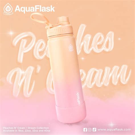 Aquaflask Peaches N Cream New Limited Edition Free Shipping And Cash