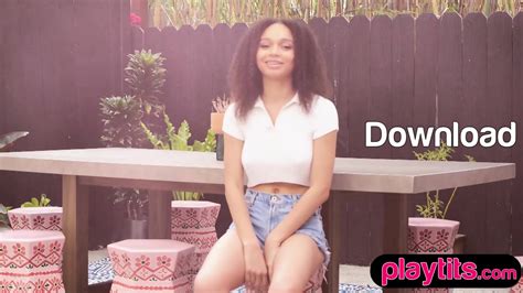 Petite Ebony Babe Strips For Playboy And Exposes Her Naked Body