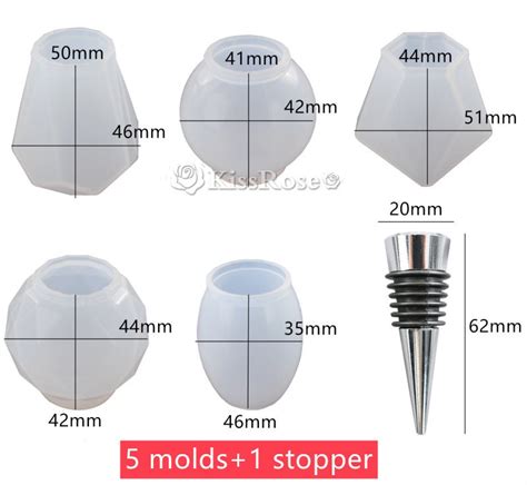 Wine Bottle Stopper Resin Molds Silicone Stopper Topper Etsy