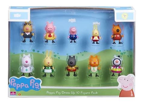 Peppa Pig Fantasias Conjunto Figuras Articuladas Dtc Mercadolivre