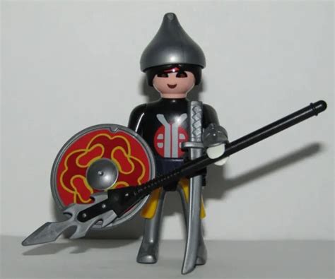 Playmobil Black Samurai Knight With Silver Katana Eur Picclick Fr