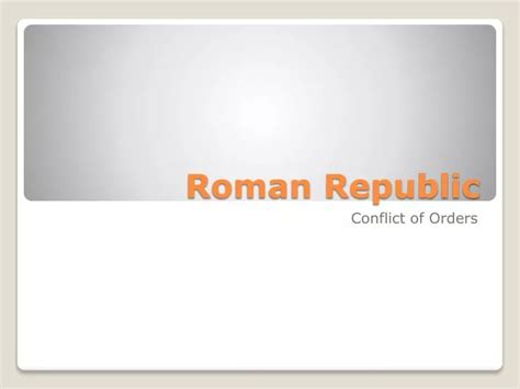 Ppt Roman Republic Powerpoint Presentation Free Download Id 1911977