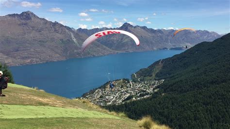 Searching Sam Paragliding Over Queenstown New Zealand Youtube