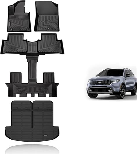 Amazon KELCSEECS All Weather Floor Mats Cargo Liner Set Custom