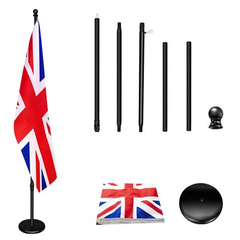 Indoor Flagpole With Base200cm 252cm Raised And Lowered To Adjust The