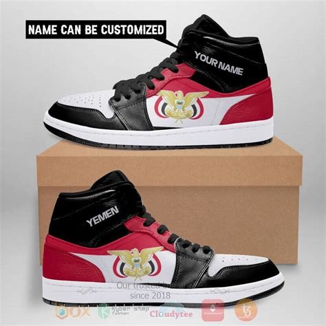 HOT Yemen Personalized High Top Air Jordan Sneakers Express Your