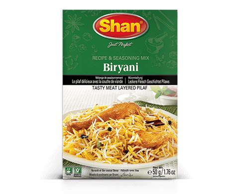 Shan Biryani Masala -50gm - Moslawala